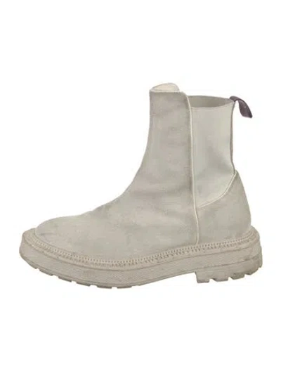 Pre-owned Eytys Suede Sock Boots In Neutral