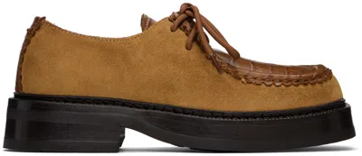 Eytys Tan Akeem Derbys In Suede Hazel