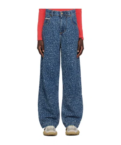 Eytys Titan Rupture Wide-leg Jeans In Blue