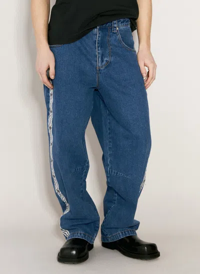 Eytys Titan Tape Jeans In Blue