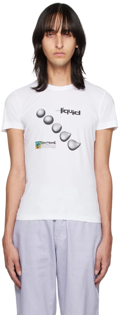 Eytys White Air T-shirt In White Liquid