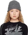 Eytys White & Black Ace Beanie In Noise