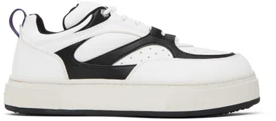 Eytys White & Black Sidney Sneakers In Vegan Swan