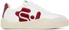 Eytys White & Red Santos Sneakers In Aegis Red