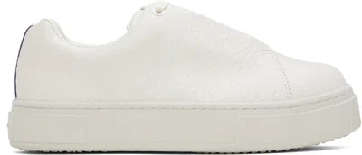 Eytys White Doja Sneakers In Tumbled White