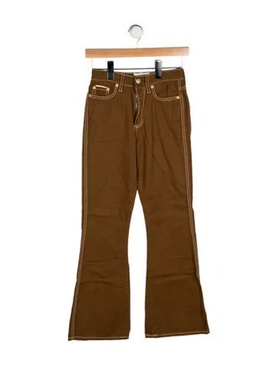 Pre-owned Eytys Wide Leg Pants In Brown