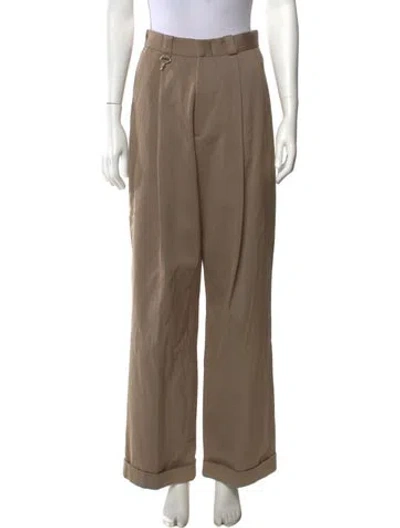 Pre-owned Eytys Wide Leg Pants In Neutral