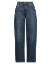 Eytys Woman Jeans Blue Size 28w-32l Cotton In Blue