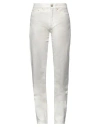 Eytys Woman Denim Pants White Size 29 Cotton In White