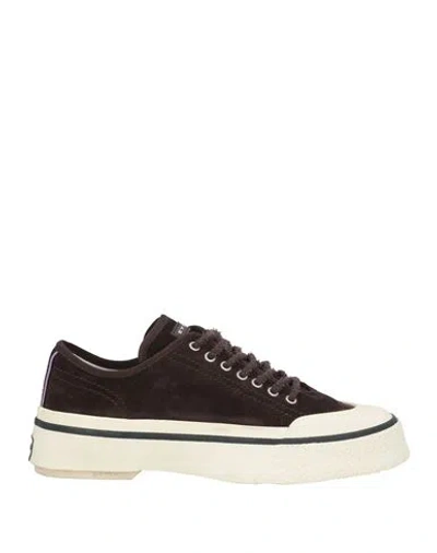 Eytys Woman Sneakers Dark Brown Size 10 Leather