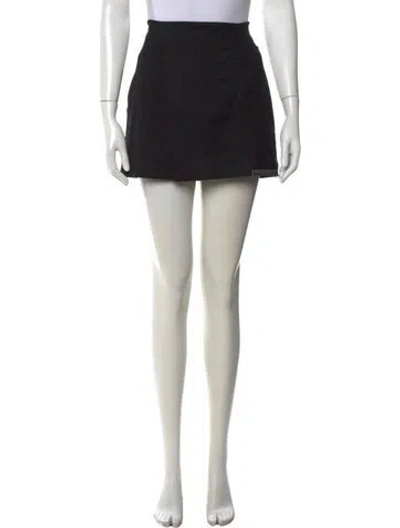 Pre-owned Eytys Wool Mini Skirt In Black