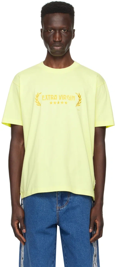 Eytys Yellow Zion T-shirt In Extra Virgin Pomelo