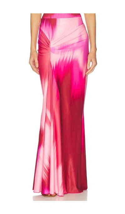 Eywasouls Malibu Annie Skirt In Pink