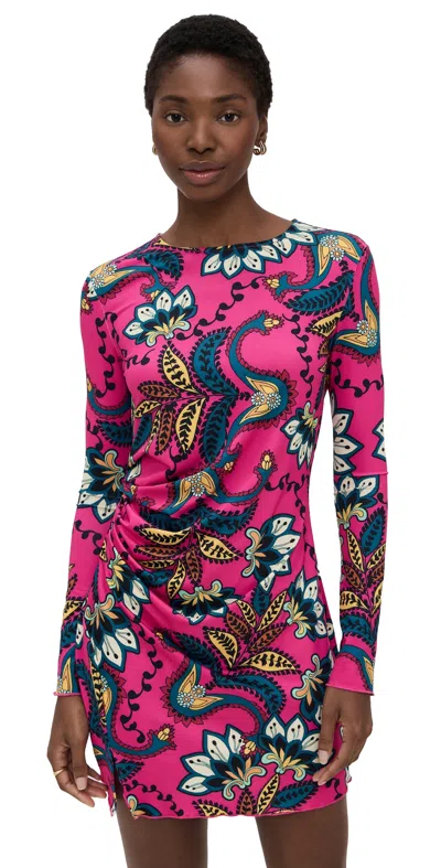 Eywasouls Malibu Hazel Dress Orchid Botanica In Pink