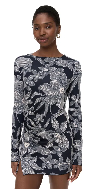 Eywasouls Malibu Hazel Mini Dress Oatmeal Lililicous In Multi