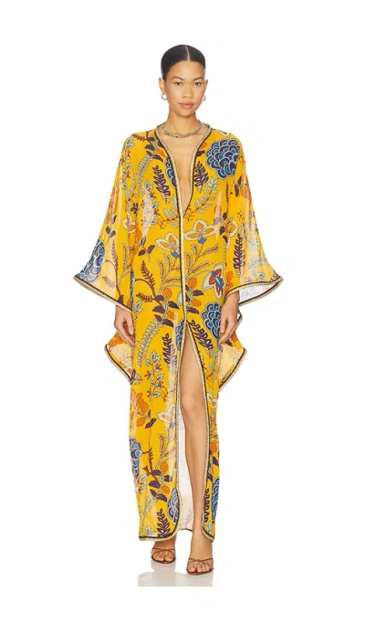 Eywasouls Malibu Jaya Dress In Yellow