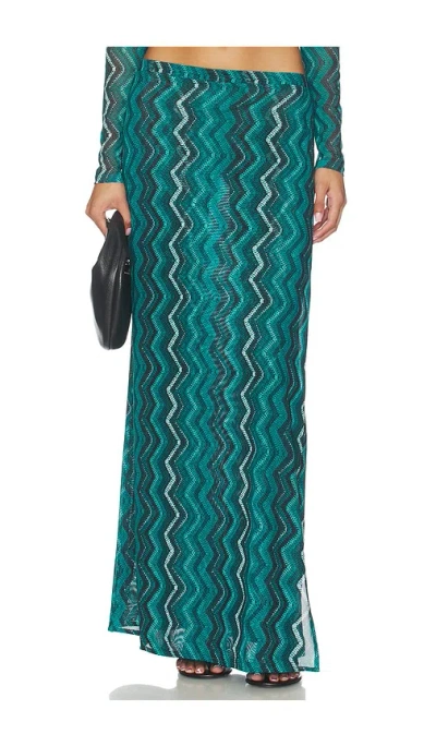 Eywasouls Malibu Jerry Skirt In Blue