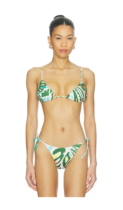 Eywasouls Malibu Layla Bikini Top In Multi
