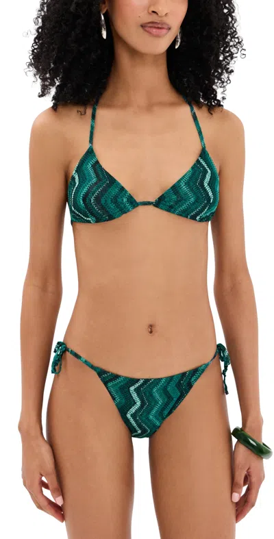 Eywasouls Malibu Layla Two Piece Electric Wave Teal