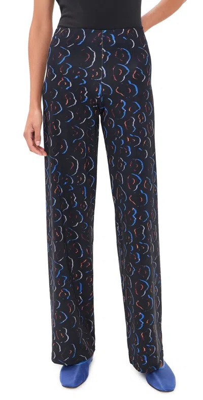Eywasouls Malibu Leslie Pants Midnight Safari In Black