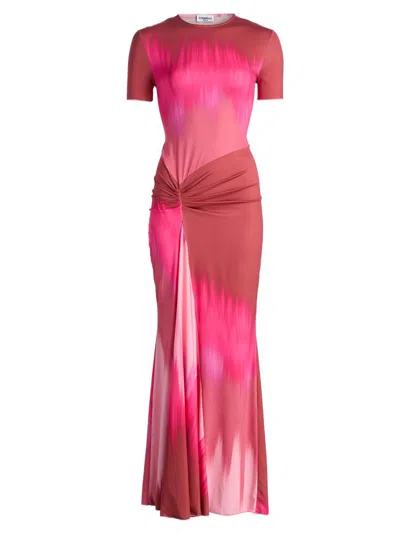 Eywasouls Malibu Women's Annie Patterned Jersey Body-con Maxi Dress In Multi