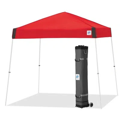 E-z Up Vista 12 Ft. W X 12 Ft. D Steel Pop-up Canopy In Punch,white