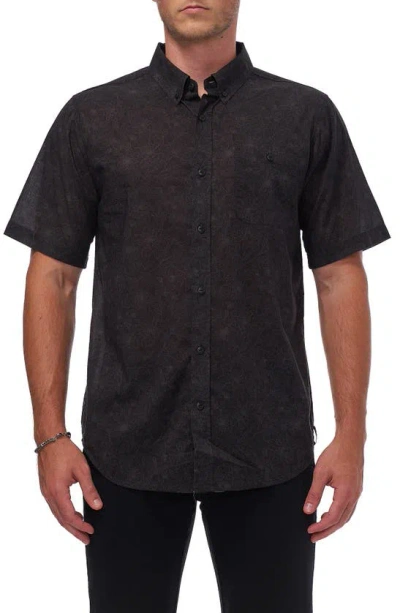 Ezekiel Karve Short Sleeve Shirt In Black