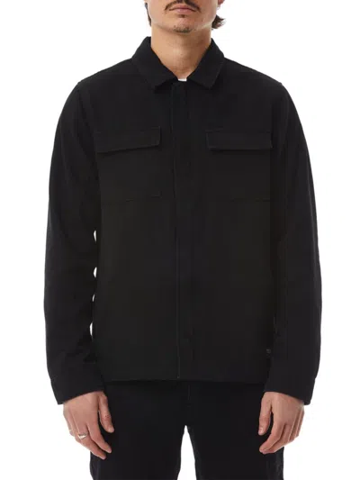 Ezekiel Men's Classic Fit Shirt Jacket In Black