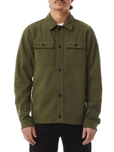 Ezekiel Men's Todd Classic Fit Shacket In Military Green