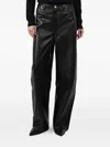 Ezr Button Trousers In Black