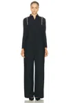 Ezr Chained Suiting Overall In Black