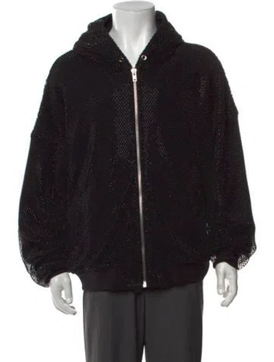 Pre-owned Ezr Crew Neck Long Sleeve Hoodie W/ Tags In Black