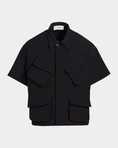 Ezr Men & Apos;s Nylon Ripstop Cargo Pocket Shirt In Multi