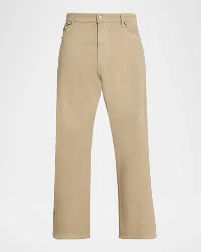 Ezr Men's Relaxed-fit Five-pocket Trousers In Neutral