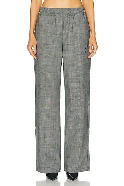 Ezr Sweatpant In Grey Plaid