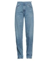 Ezr Woman Jeans Blue Size 27 Organic Cotton In Blue