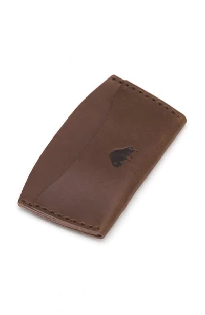 Ezra Arthur Classic Card Holder Wallet In Brown