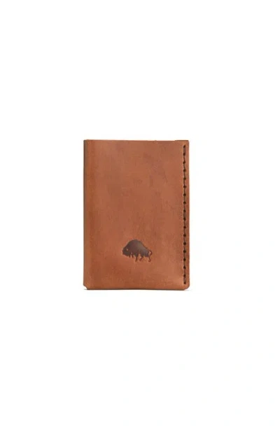 Ezra Arthur Minimalist Card Holder Wallet In Orange