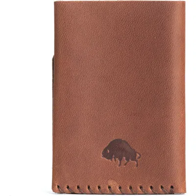 Ezra Arthur No. 2 Card Holder Wallet In Brown