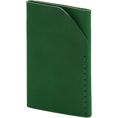 Ezra Arthur No. 2 Card Holder Wallet In Green