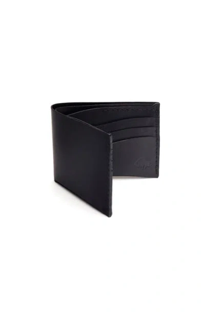 Ezra Arthur No. 8 Classic Bifold Wallet In Black