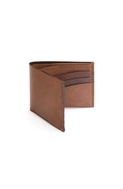 Ezra Arthur No. 8 Classic Bifold Wallet In Brown