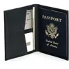 Ezra Arthur Passport Wallet In Black