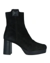Ezzio Woman Ankle Boots Black Size 11 Soft Leather In Black