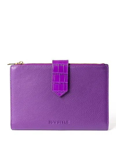 F&w Style F & W Style Paris Clutch Wallet In Purple