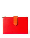 F&w Style F & W Style Paris Clutch Wallet In Red