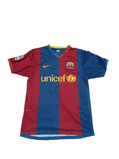 Pre-owned F C Barcelona X Nike 2006/2007 Vintage Barcelona Kit Soccer Jersey Nike Football In Multicolor