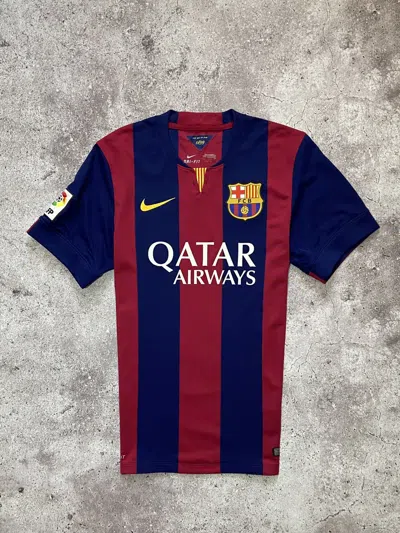 Pre-owned F C Barcelona X Soccer Jersey Barcelona Vintage Football Jersey T-shirt In Blue/red