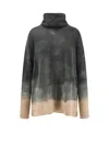 F Cashmere Bruco 7 Cashmere Turtleneck Sweater In Black