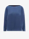 F Cashmere Daisy 1 Cashemere Sweater In Blue